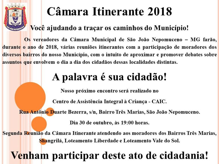 2018 - A Itinerante