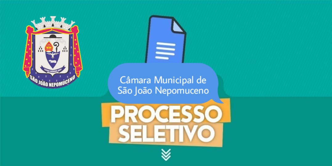 CÂMARA MUNICIPAL ABRE INSCRIÇÕES PARA PROCESSO SELETIVO